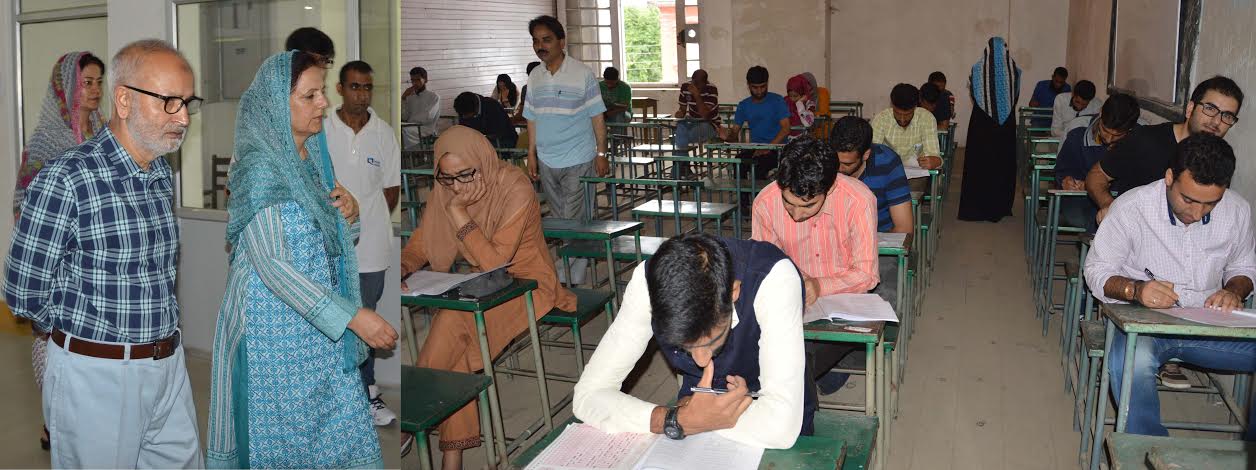 Naeem Akhtar visits IAS Exam Centre