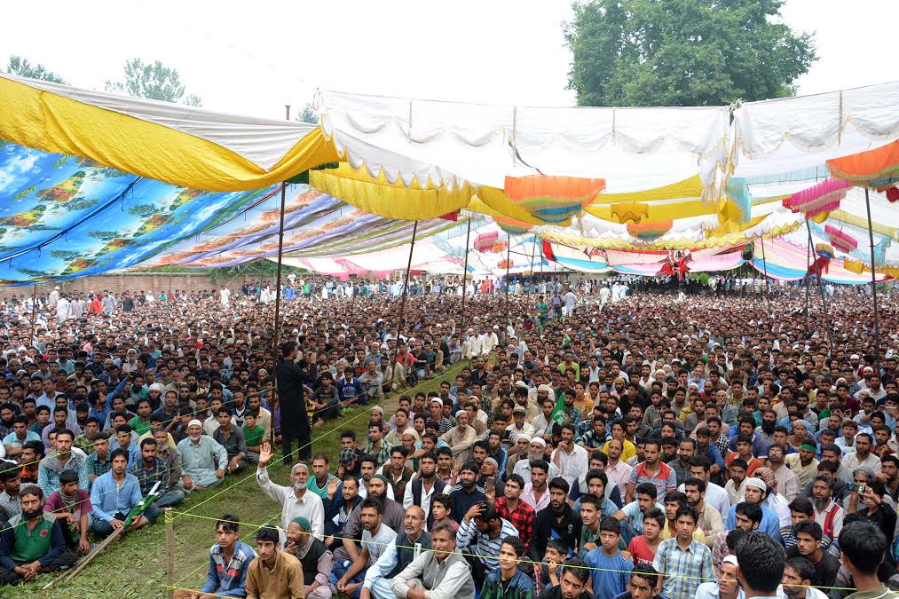 A massive pro-freedom rally was held at Qaimoh Kulgam on August 10, 2016. (KL Image: Shah Hilal)