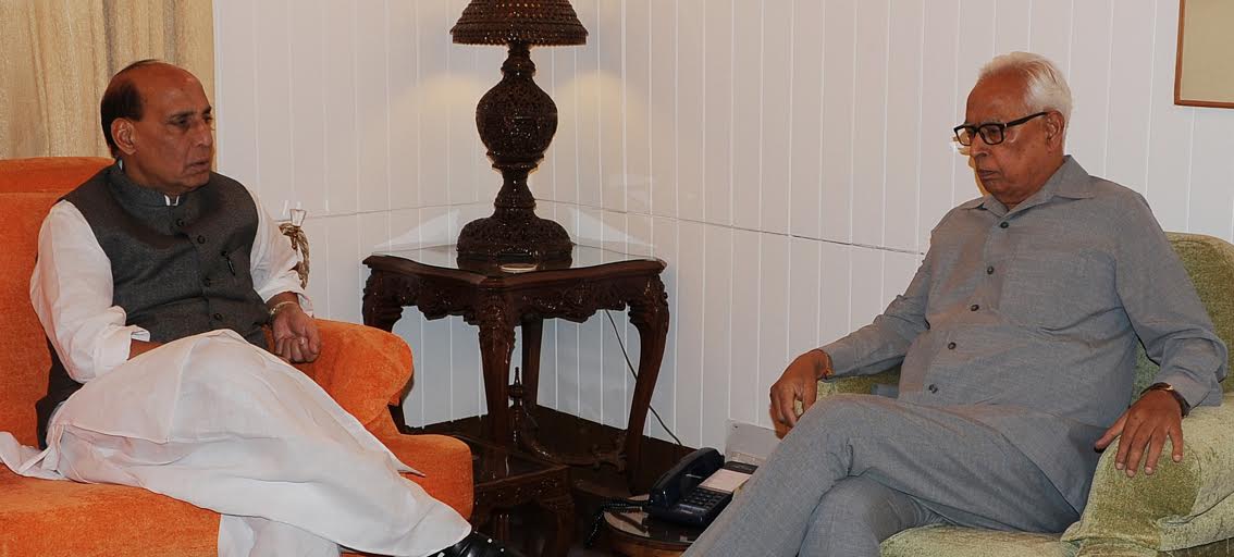 Rajnath Singh with N N Vohra