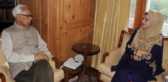 Shehnaz Ganaie with Vohra