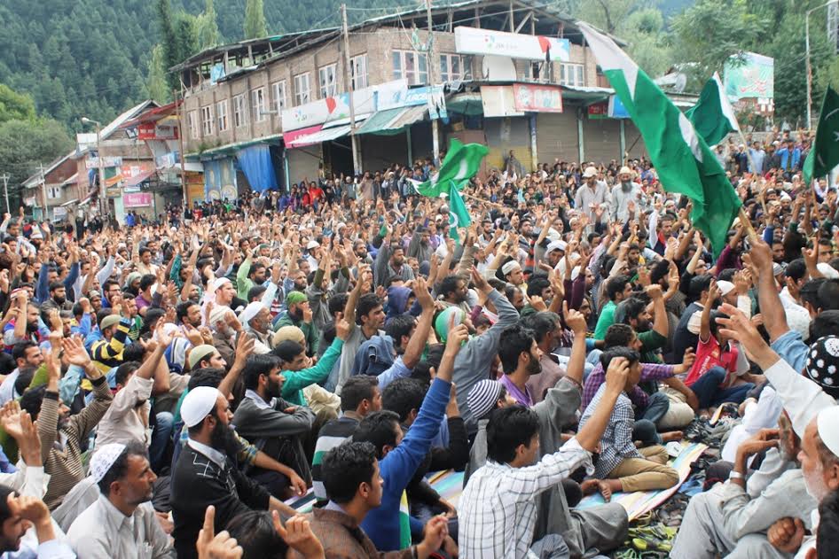 A massive pro-freedom rally was held in Verinag on Wednesday. (KL Image: Shah Hilal)