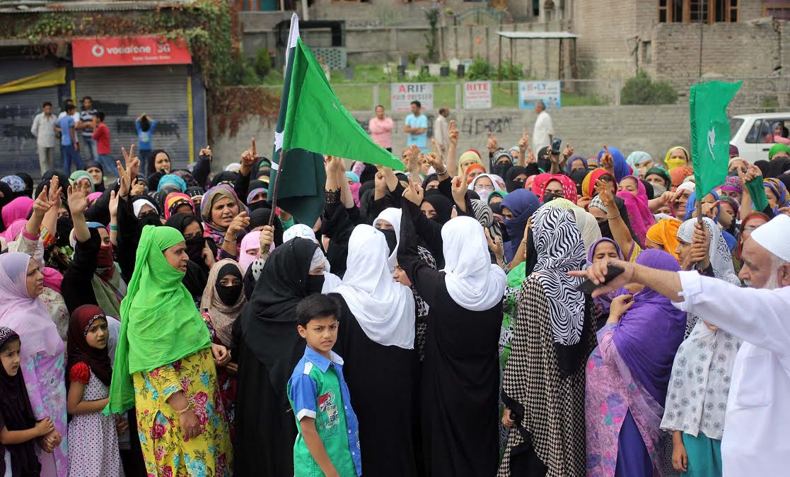 Women's Rally in Pantha Chowk on August 09, 2016
