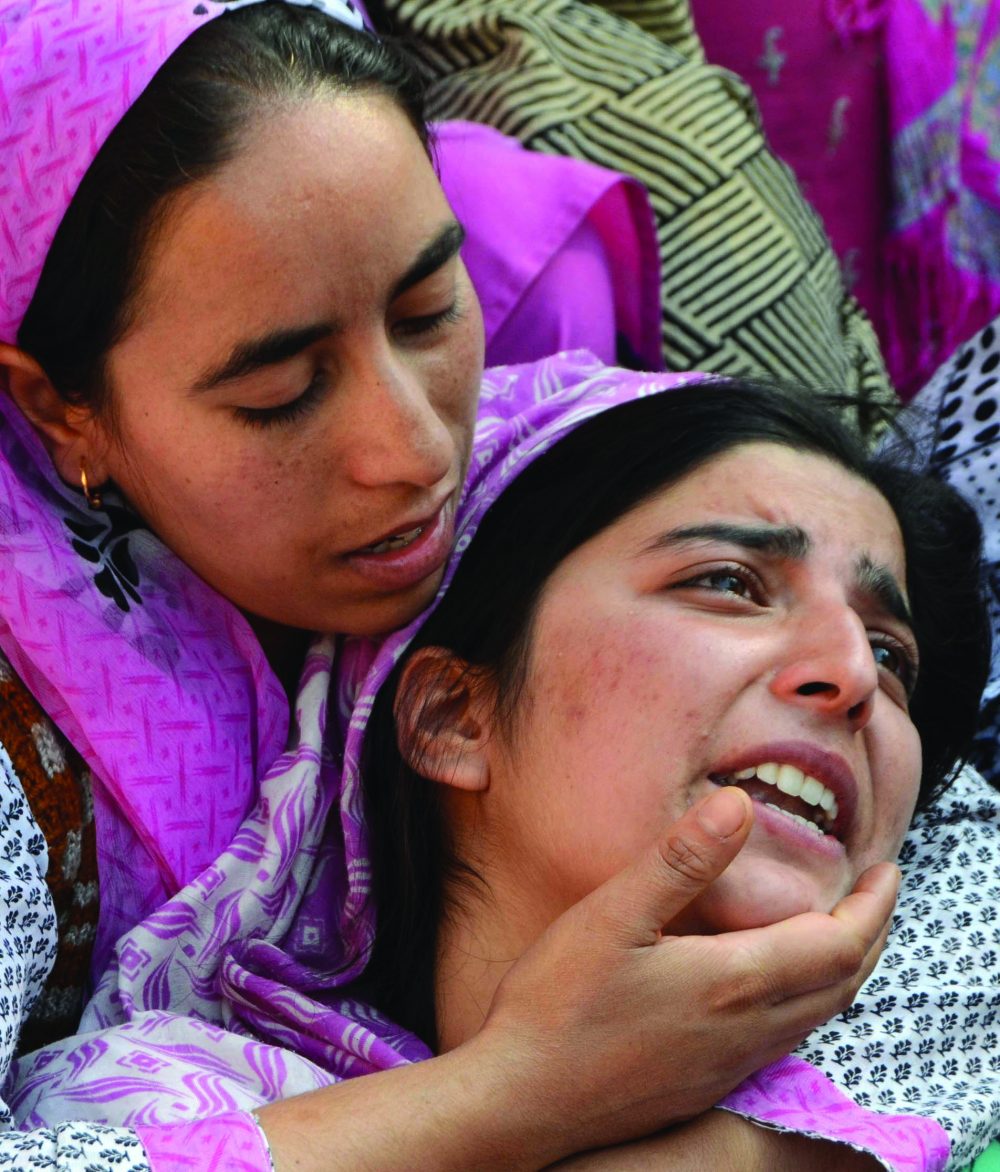 Sister of 11-year-old boy from Theed mourning over the loss. (Photo: Bilal Bahadur/KL) 