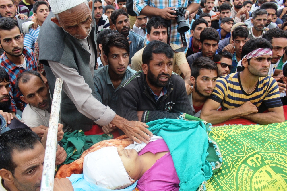 Glimpses of funeral procession of Musaib. (Photos: Mohammad Abu Bakr/KL)