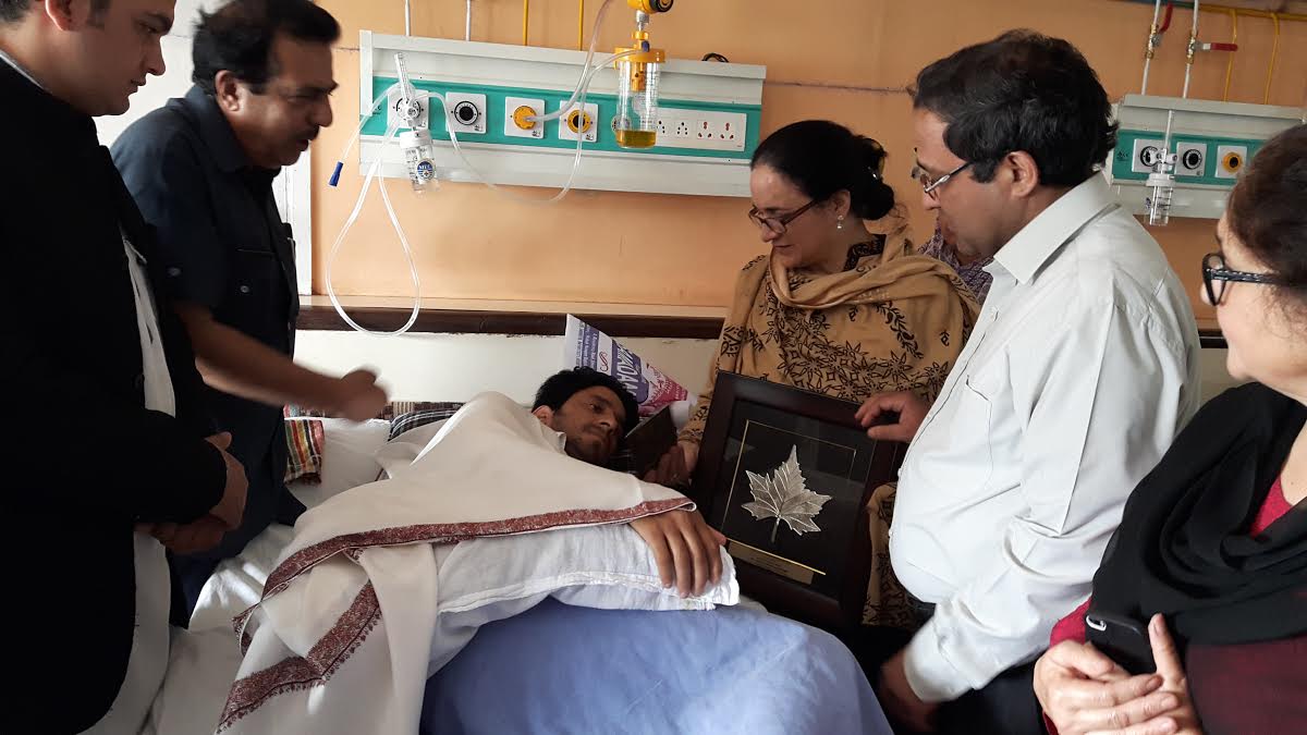 Injured Ambulance driver awarded by KCSDS