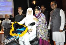 Government gave scooty to 1100 girls in J&K