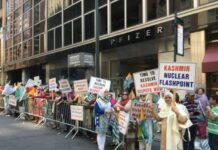 #Day81: Kashmiri Diaspora Hold Protests Outside UN Headquarter, Indian Consulate