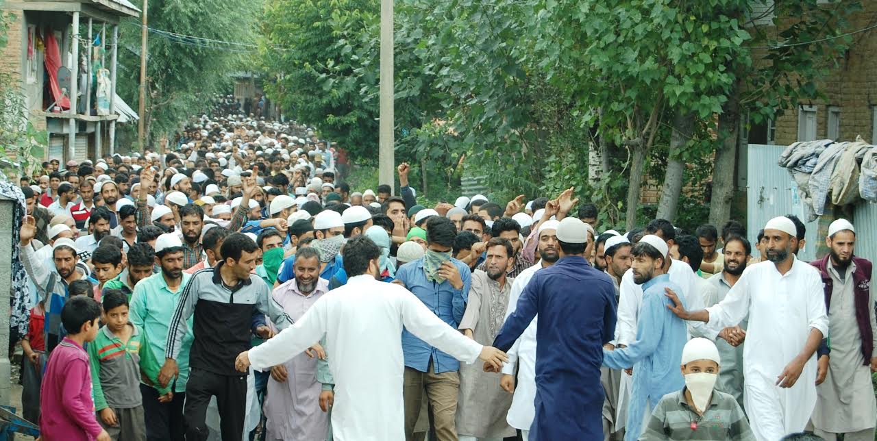 Massive pro-freedom demonstrations were held in Mehmoodabad Islamabad on September 02, 2016. (KL Image: Shah Hilal)