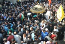#Day96: Thousands Attend ‘Ashoora’ Procession In Old Srinagar