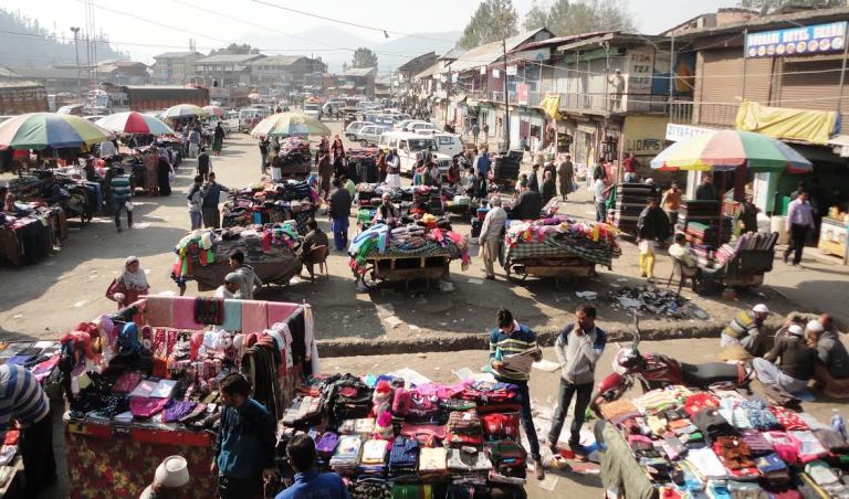 A scene of Kupwara on October 16, 2016, Sunday