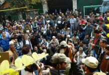 #Day110: ‘Pellet, Bullet – Na Bhai Na,’ NC Takes Protest To CM’s Residence