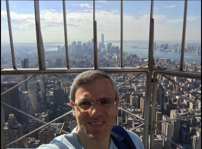 Omar Abdullah in New York (KL Image Courtesy: twitter.com/abdullah_omar)