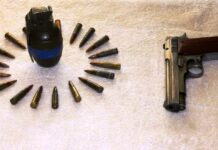 Another Army man caught with live ammunition at Srinagar Airport The ammunition recovered from ammunition from the Hizb militant, Manzoor Ahmad Khan, in Kulgam on Oct 28, 2016. (KL Image: Shah Hilal)