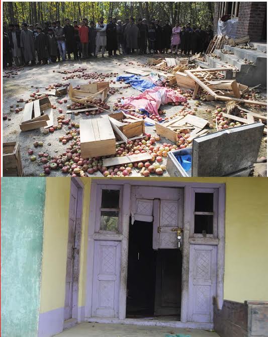 Ransacking in Nutnusa Kupwara. (KL Image: CNS)