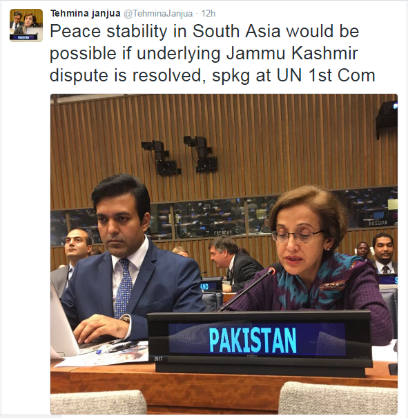 Screenshot of https://twitter.com/tehminajanjua downloaded on Oct 11, 2016.