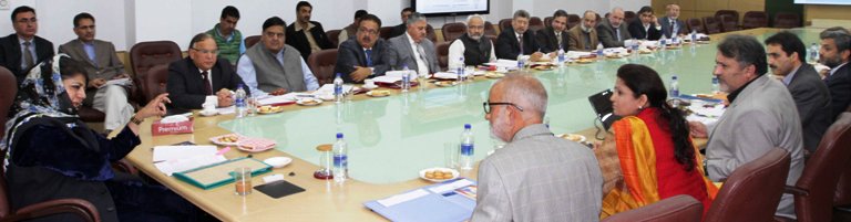 Chief Minister presiding over State Higher Education Council meeting 