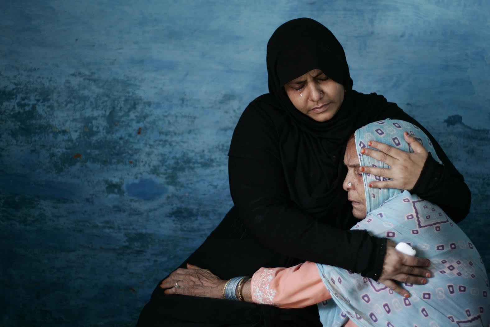 Family of Mohammad Akhlaq of Dadri. (HT Image: Burhaan Kinu)