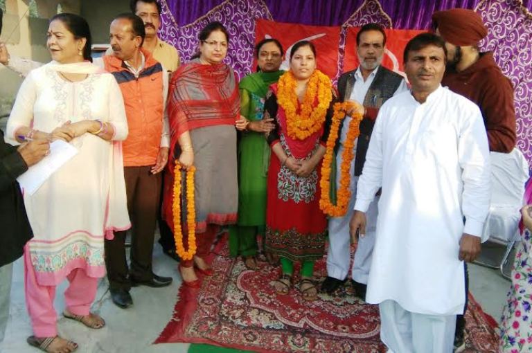 Women joining NC in Jammu