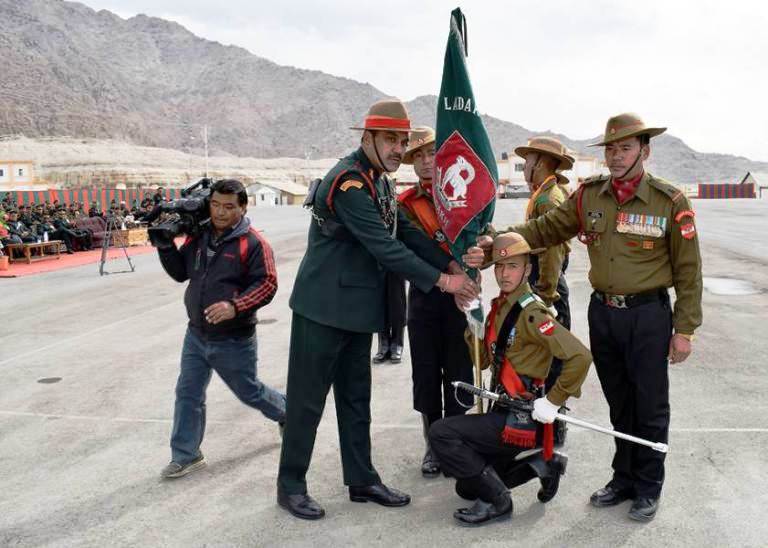 A ceremony in Leh