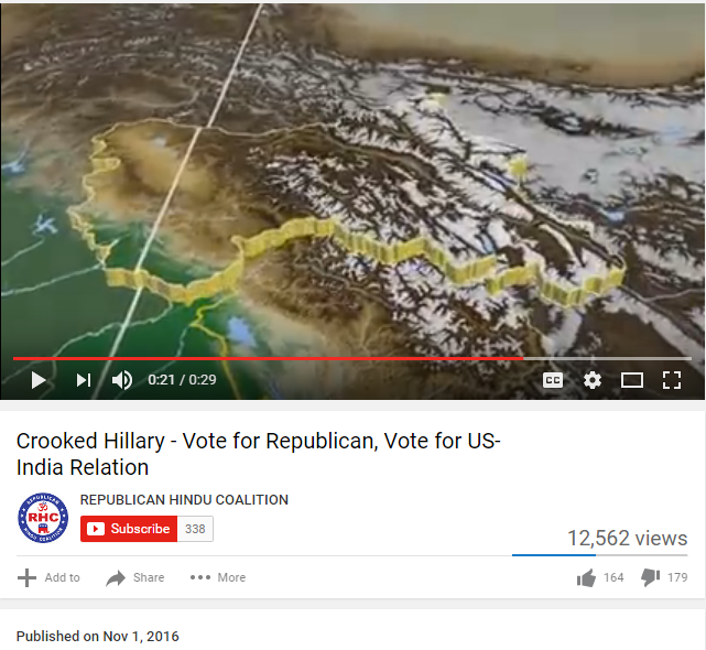 A screen grab of pro-Donald Trump advertisement.