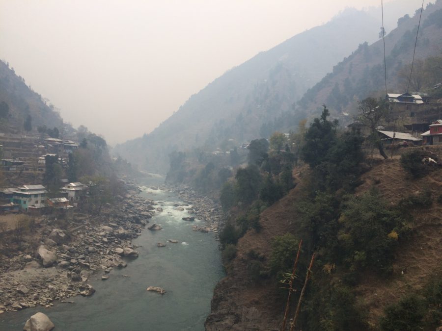 Seemari, last LoC village, divided into two parts.