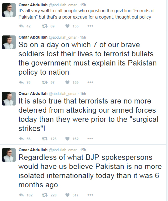 Omar Abdullah tweet