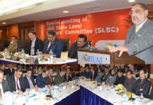 Dr Drabu chairs special SLBC, suggests stepwise approach for smooth & inclusive transition