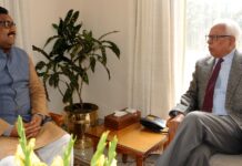 Ram Madhav meets Governor