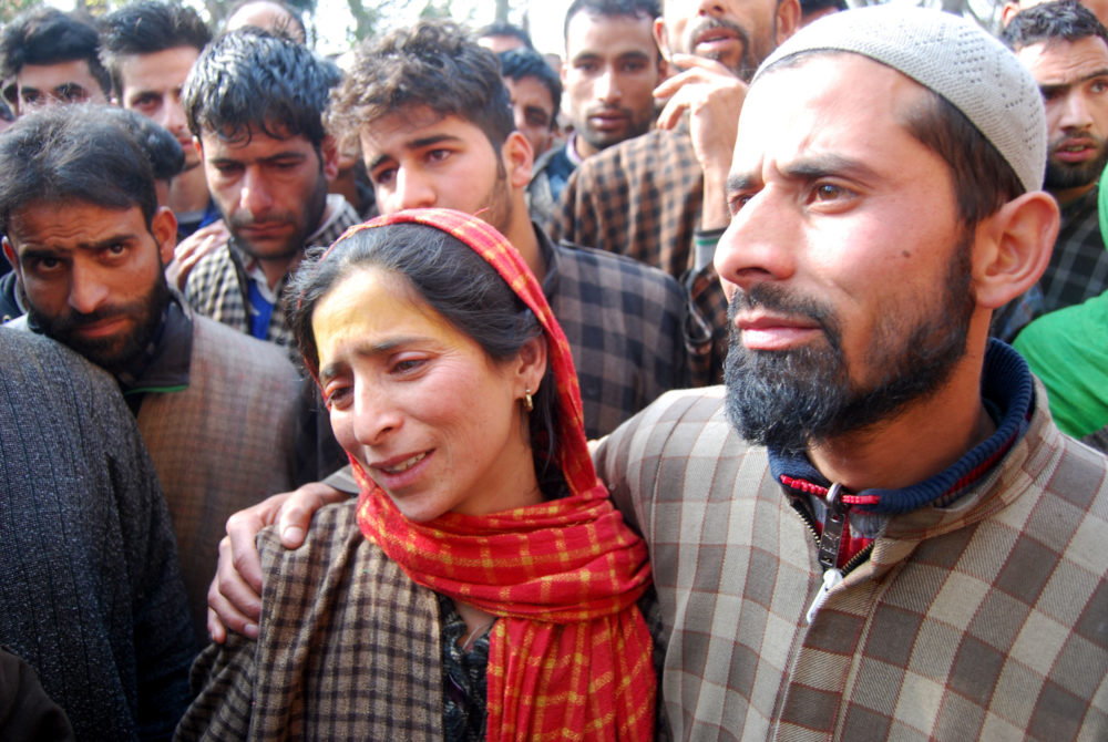 Sajad's wife, Shabeena.
