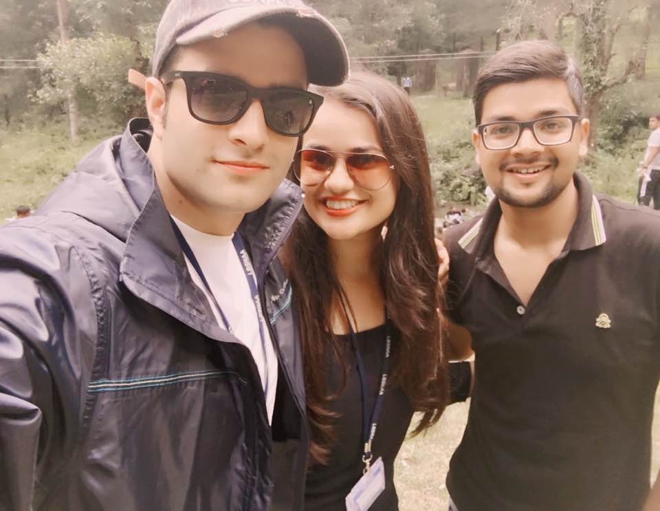 Tina Dabi with Athar Aamir Khan (Pic: FB)