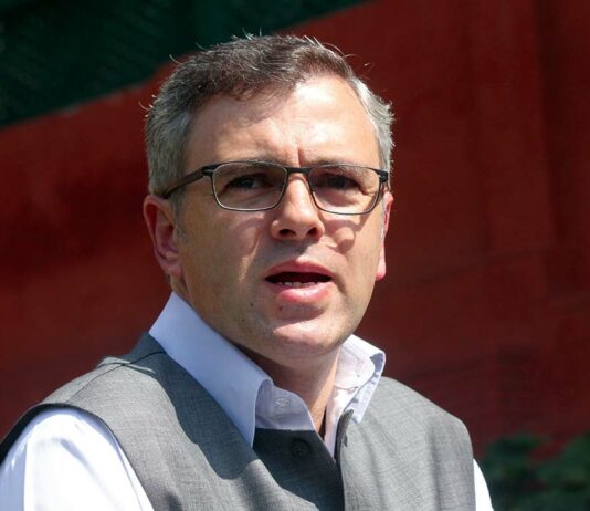 Former Chief Minister Omar Abdullah