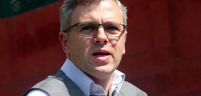 Former Chief Minister Omar Abdullah