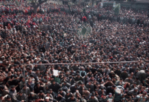 Funeral in absentia for slain youth in Ajas