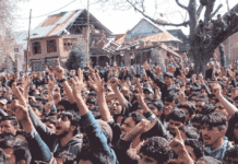 In Pictures: Thousands attend funeral of slain militant killed in Chadoora encounter