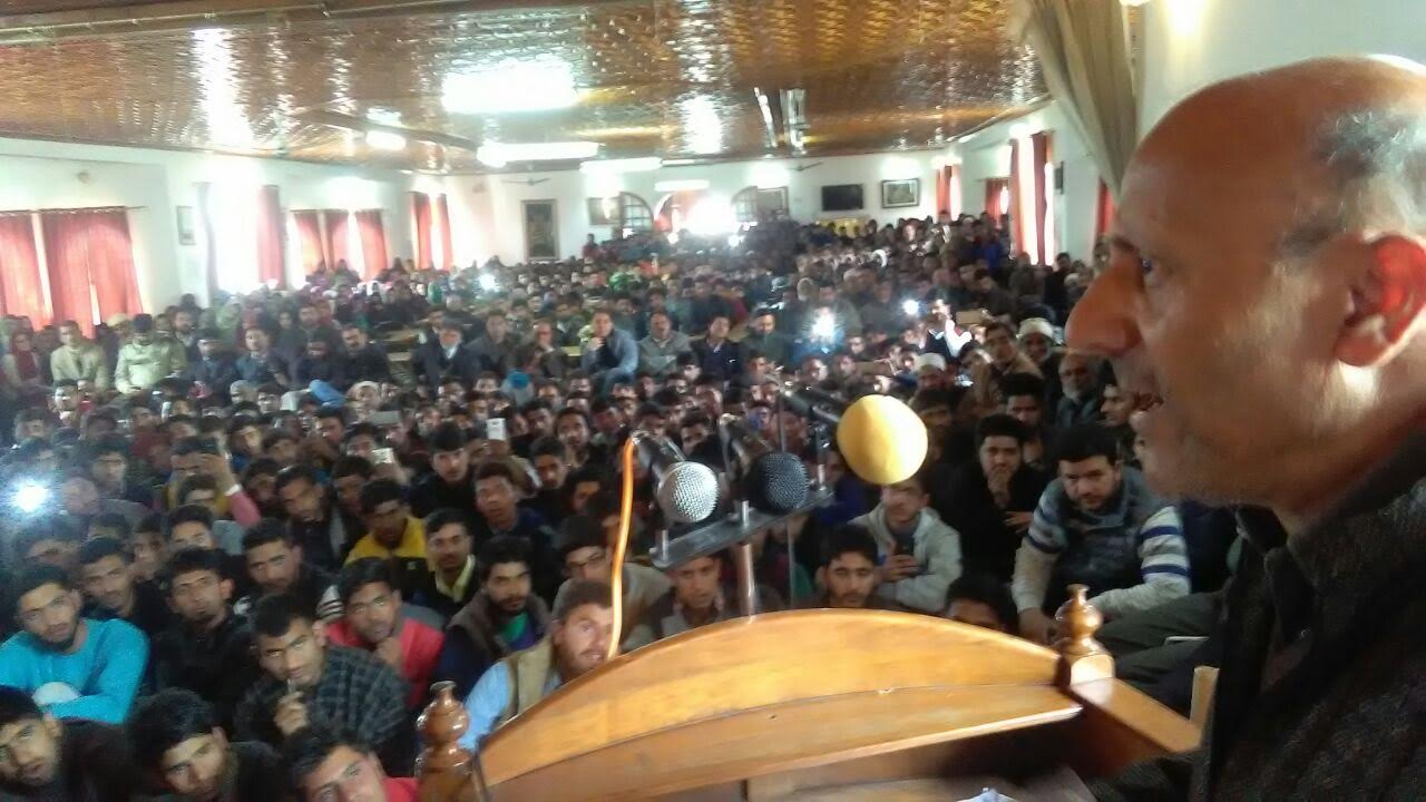 Rasheed addressing the gathering.