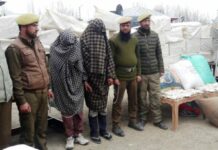 Two drug peddlers from Sumbal in police net