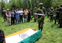 Lieutenant Umar buried with military honours
