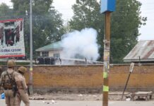 Students clash with forces in Sopore; Shells fired inside school campus