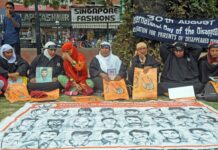 Where are our dear ones; APDP protests silently on the International Day of the Disappeared
