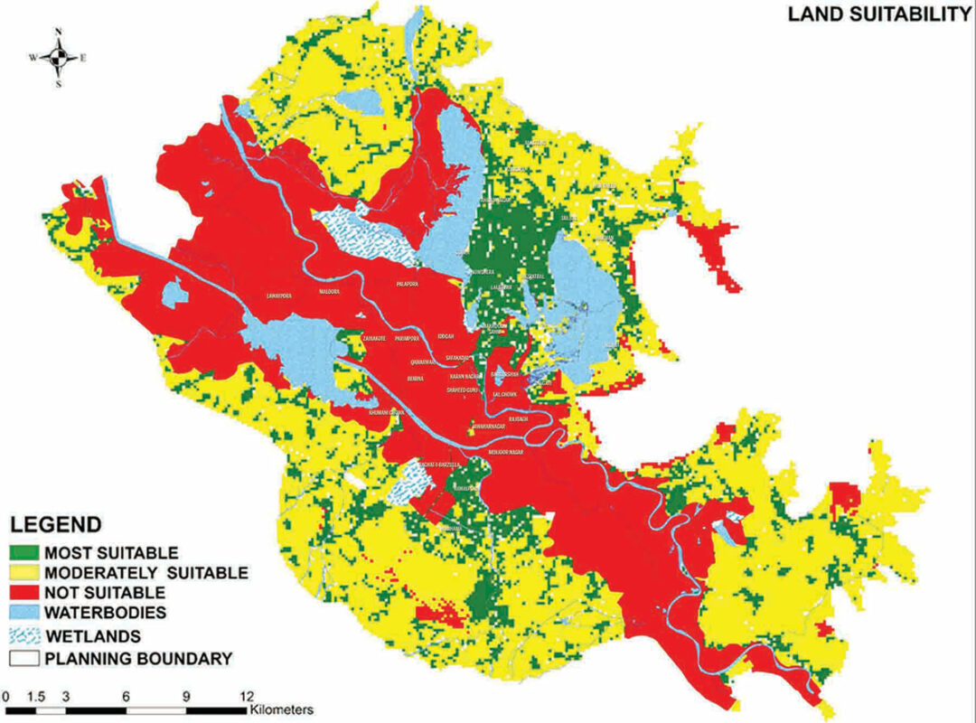 Srinagar-Map
