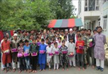 In Kupwara Army celebrates Eid with Children
