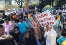Kashmiri Americans had a symbolic protest at the UN