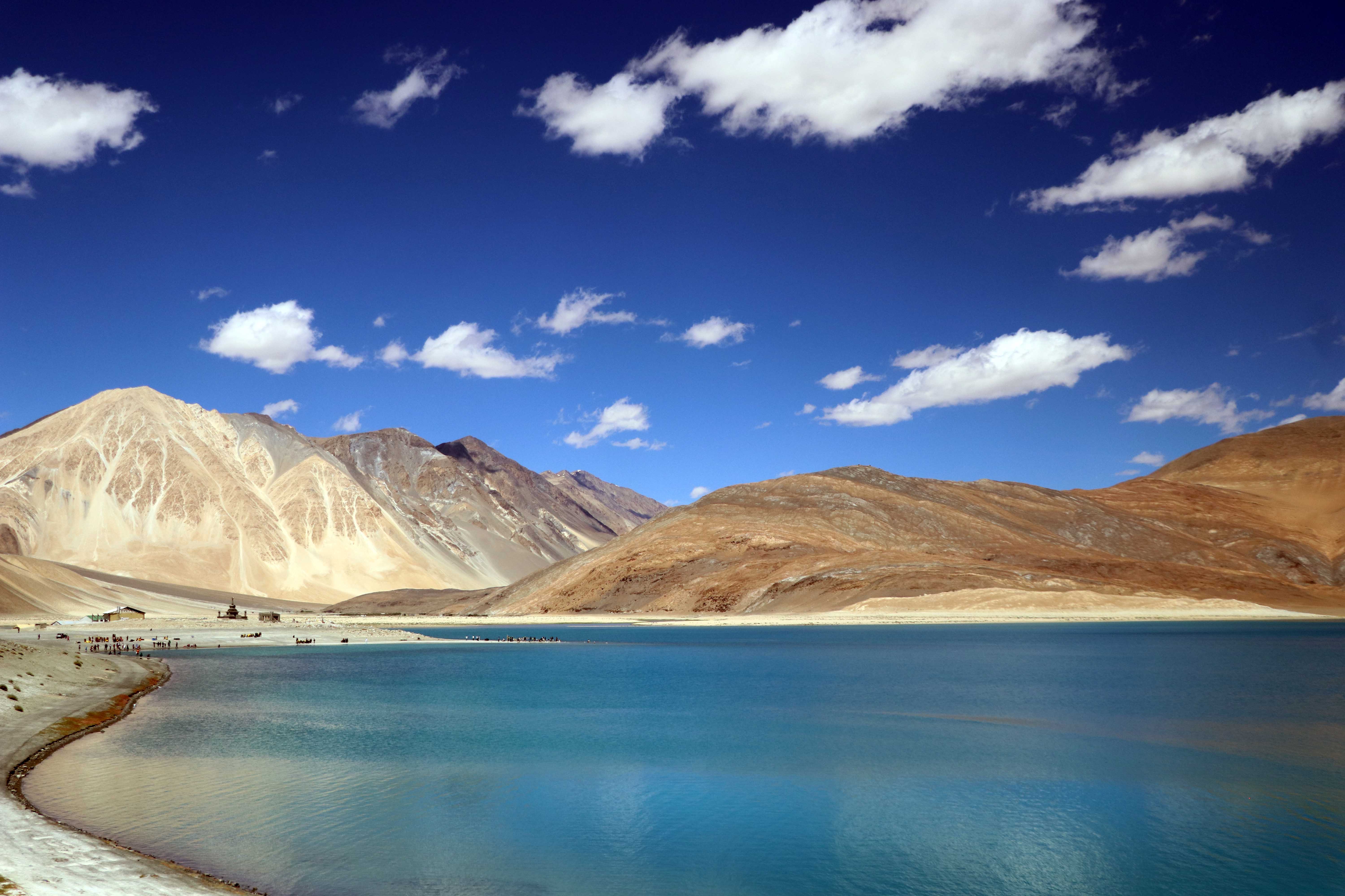 Sparkling Pangong: Tourists Paradise