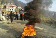 Residents of Jammu and Kashmir’s Bhaderwah protest against erratic roads