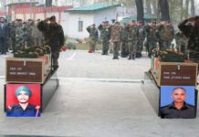 Army pays tributes to slain personnel killed in Kupwara