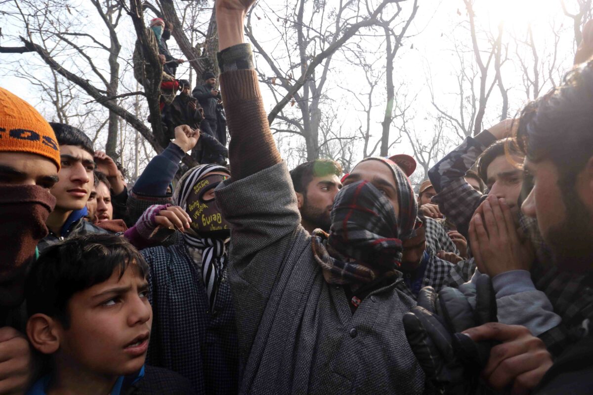 pics of youth shouted slogans