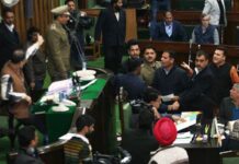 NC MLAs stages walkout against setting up of army camp in Shamsipora