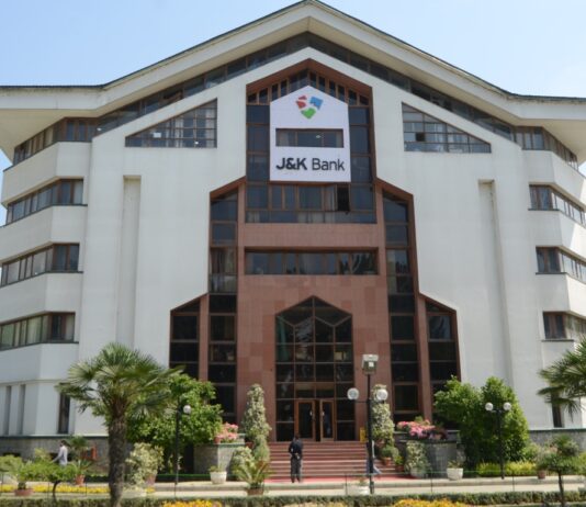 JK bank, Jammu Kashmir Bank