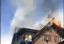 Fire damages residential house in Islamabad’s Bijbehara town