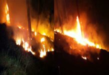 Fire damages school building in Shopian
